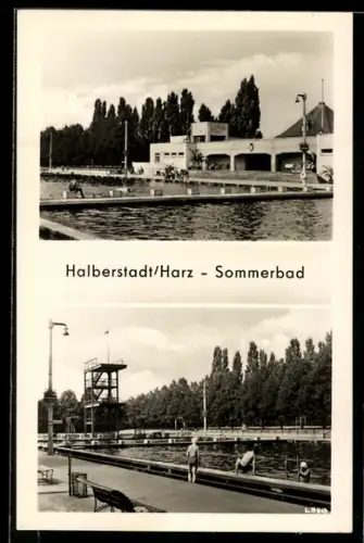 AK Halberstadt /Harz, Sommerbad