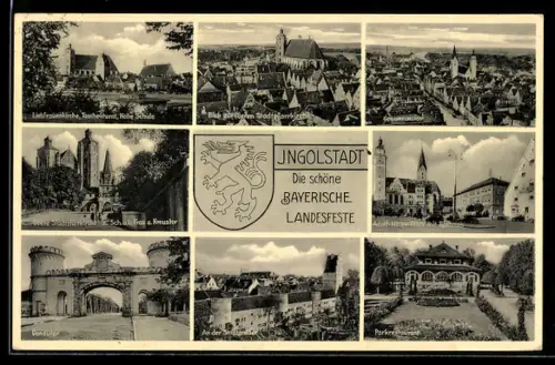 AK Ingolstadt, Liebfrauenkirche, Gesamtansicht, Hohe Schule