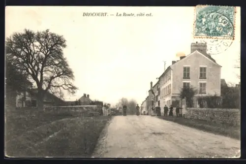 AK Drocourt, La Route, côté est