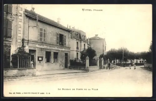 AK Vittel /Vosges, Le Bureau de Poste de la Ville