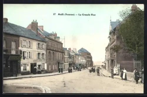 AK Ault /Somme, La Grande Rue