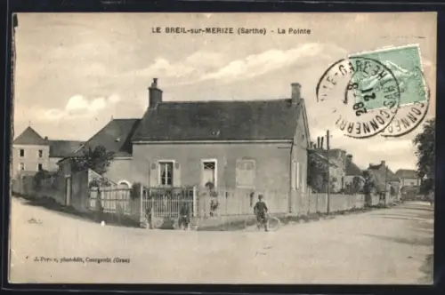 AK Le Breil-sur-Mérize /Sarthe, La Pointe