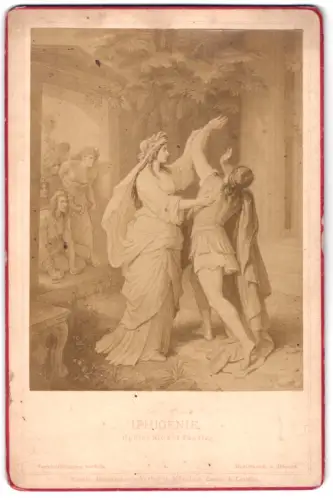 Fotografie Friedr. Bruckmann, München, Iphigenie auf Tauris nach einem Gemälde