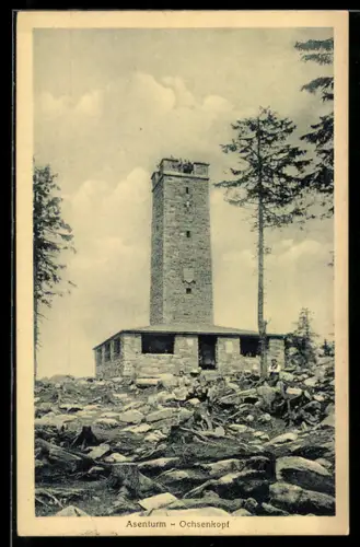 AK Bischofsgrün, Asenturm auf dem Ochsenkopf