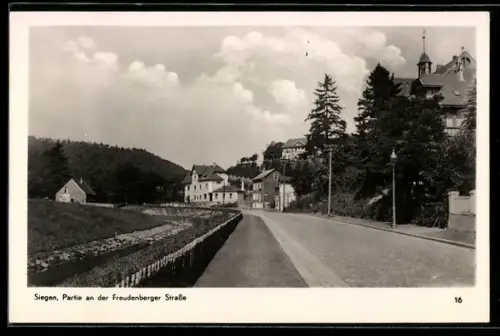 AK Siegen, Partie an der Freudenberger Strasse