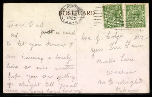 AK Geldschein im Briefumschlag