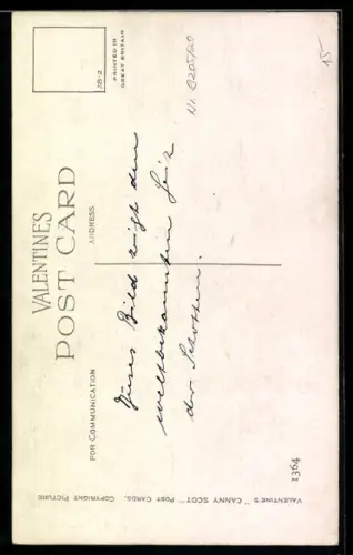 AK Älterer Schotte mit einem Geldschein