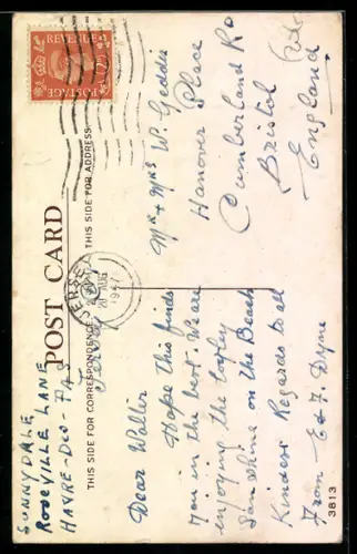 AK Hand mit einem Bündel Geldscheinen