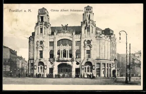 AK Frankfurt a. M., Circus Albert Schumann