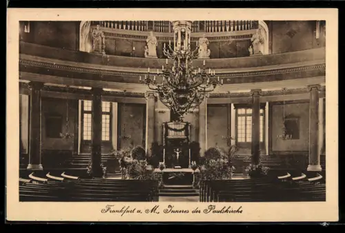 AK Alt-Frankfurt, Inneres der Paulskirche
