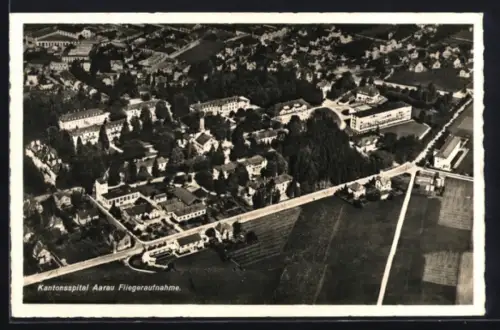 AK Aarau, Kantonsspital, Fliegeraufnahme