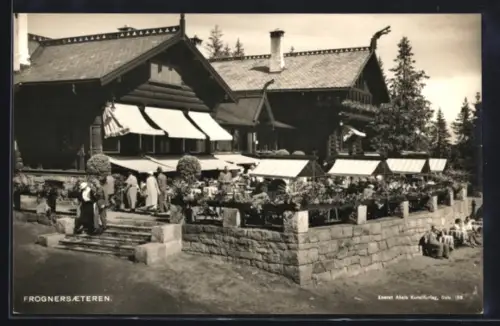 AK Oslo, Frognersaeteren, Gasthaus