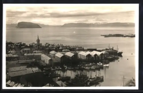 AK Hammerfest, Teilansicht aus der Vogelschau