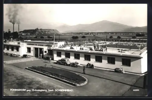 AK Fohnsdorf, Blick auf das Schwimmbad