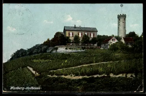 AK Heilbronn, Wartberg mit Turm