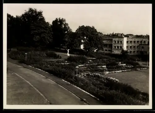 AK Frankfurt-Westend, I. G. Farbenindustrie Aktiengesellschaft, Gartenanlage
