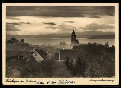 AK Überlingen am Bodensee, Morgenstimmung