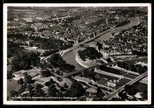 AK Cannstatt, Villa Rosenstein und Wilhelma