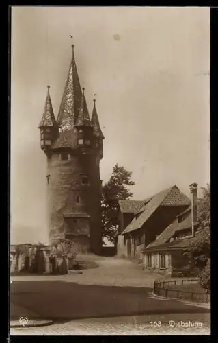 AK Lindau / Bodensee, Partie am Diebsturm