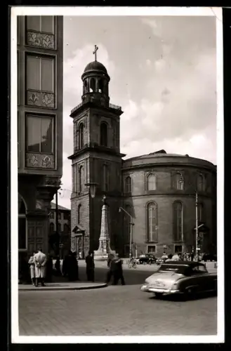 AK Alt-Frankfurt, Paulskirche, vorn Römer