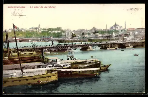 AK Constantinople, Le pont de Karakeuy