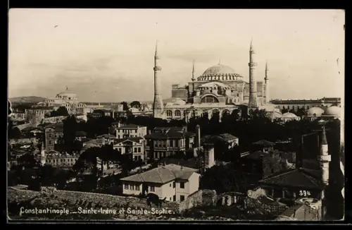 AK Constantinople, Sainte Irène et Sainte Sophie