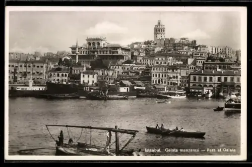 AK Istanbul, Galata manzarasi, Pera et Galata