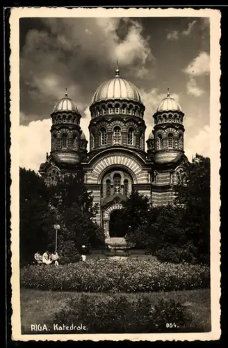 AK Riga, Ansicht der Russischen Kathedrale