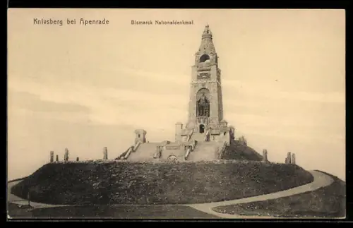 AK Knivsberg bei Apenrade, Bismarck Nationaldenkmal