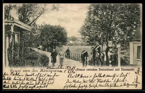 AK Königsau, Grensen mellem Tyskland og Danmark, Grenze