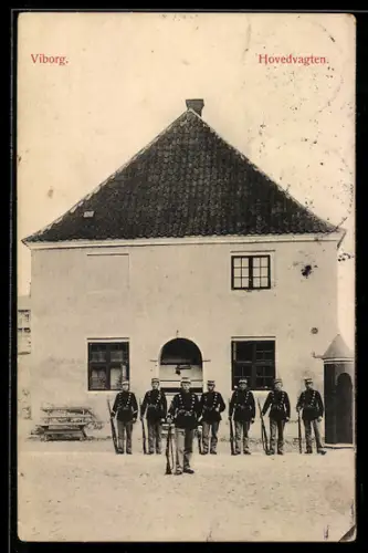 AK Viborg, Hovedvagten, mit Soldaten
