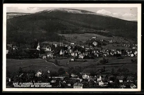 AK Bad Flinsberg /Isergeb., Totalansicht mit dem Heufuder