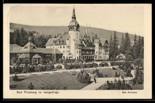 AK Bad Flinsberg, Partie am Kurhaus