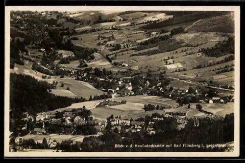 AK Bad Flinsberg /Isergeb., Gesamtansicht v. d. Heufuderbaude aus