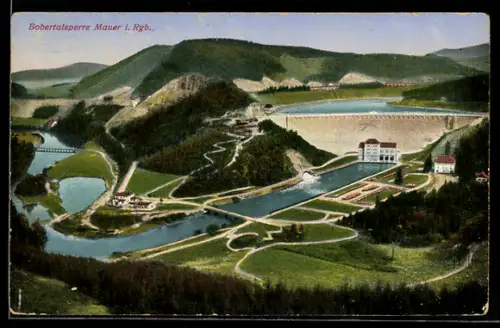 AK Mauer, Blick auf die Bobertalsperre