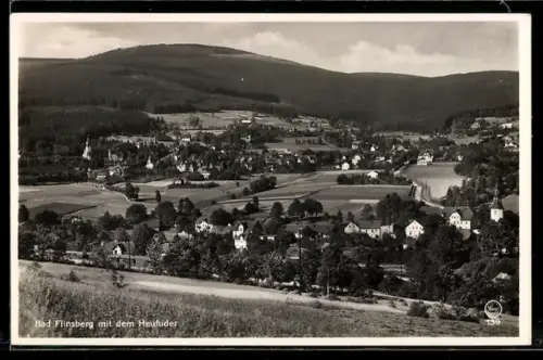 AK Bad Flinsberg /Isergeb., Totalansicht mit dem Heufuder