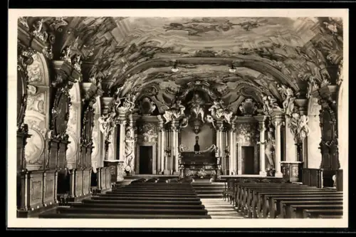 AK Breslau, Universitäts-Aula Leopoldina, Innenansicht