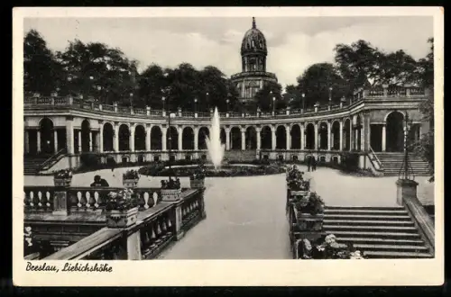 AK Breslau, Partie an der Liebichshöhe