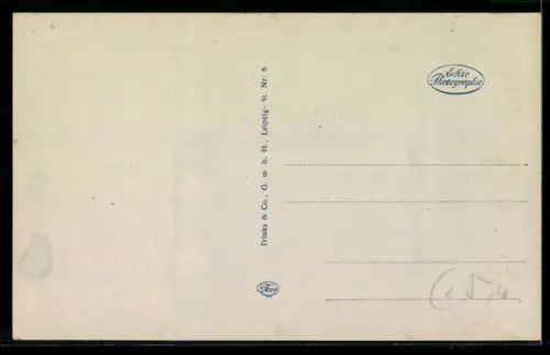 AK Breslau, Dom, Rückseite