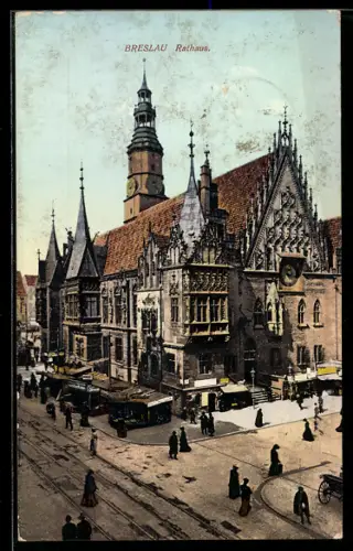 AK Breslau, Stände am Rathaus
