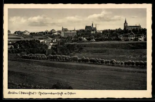 AK Kulm /Weichsel, Gesamtansicht von Osten