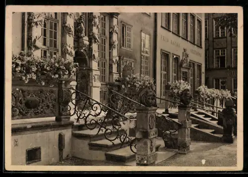 AK Danzig, Beischläge auf dem Langen Markt