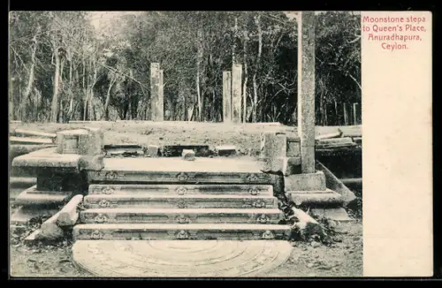 AK Anuradhapura, Moonstone stepa to Queen's Place