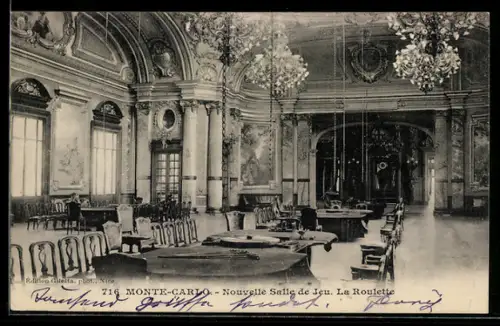 AK Monte-Carlo, Nouvelle Salle de Jeu, La Roulette
