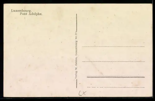 AK Luxemboug, Pont Adolphe