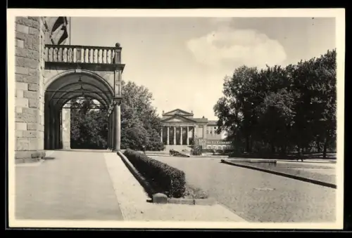 AK Posen, Stadttheater mit Anlagen