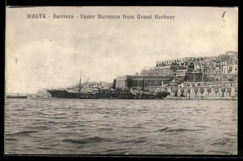 AK Barriera, Upper Barracca from Grand Harbour