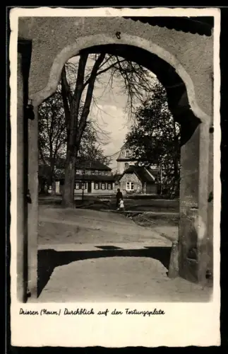 AK Driesen /Neum, Durchblick auf den Festungsplatz