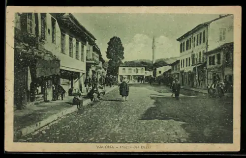 AK Valona, Piazza del Bazar, Minarett