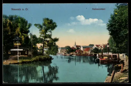 AK Neusalz a. O., Hafeneinfahrt